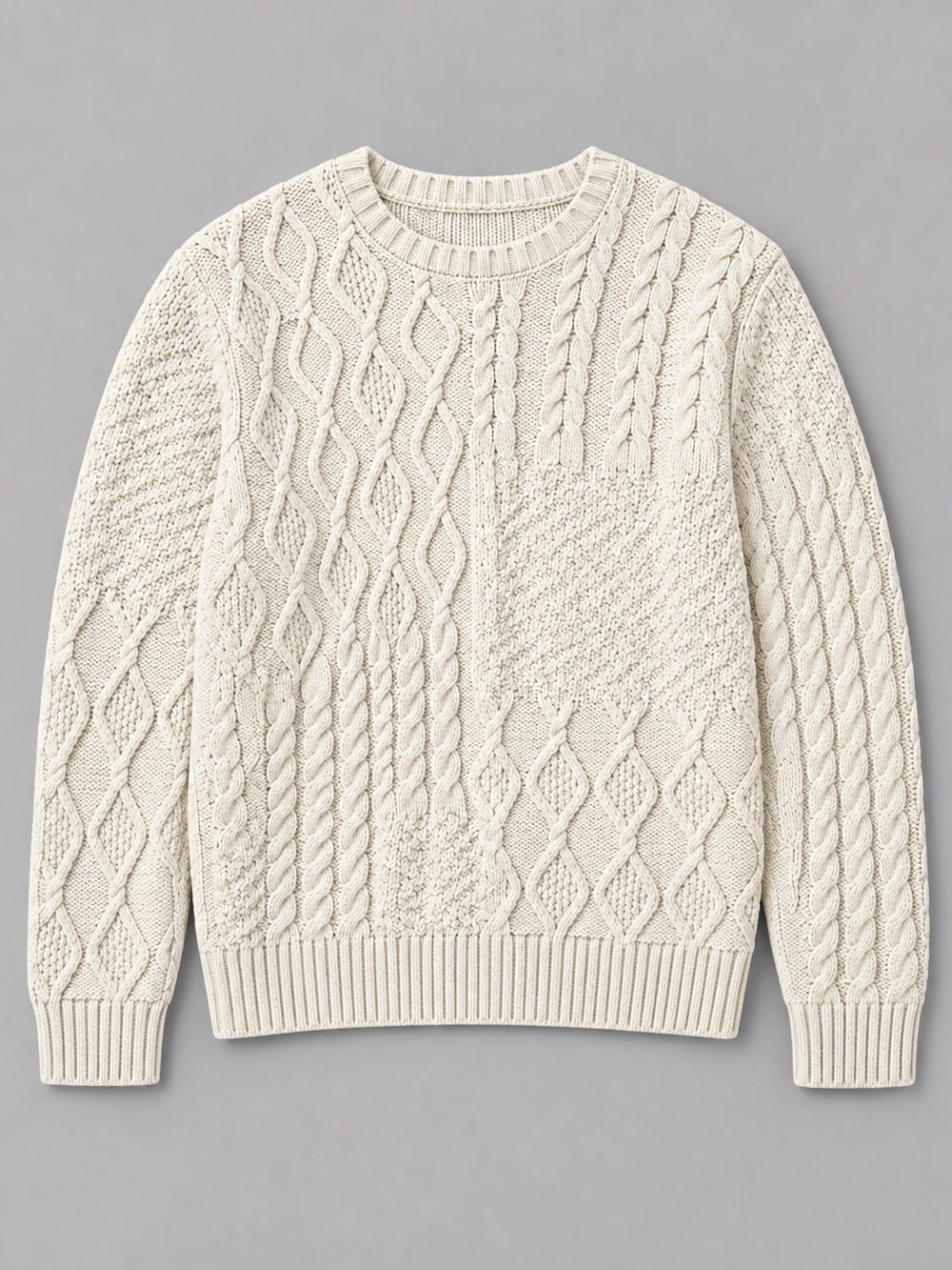 🦅 American Eagle Outfitters Cable Knit Sweater - Cream